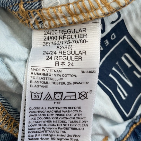 NWT Gap Button Fly Denim High Rise Jeggings Size 24 - Picture 8 of 15